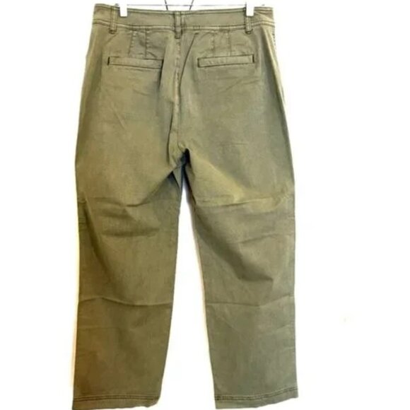 Gap High Rise Girlfriend Khaki Pants Sz 12 - Picture 2 of 2